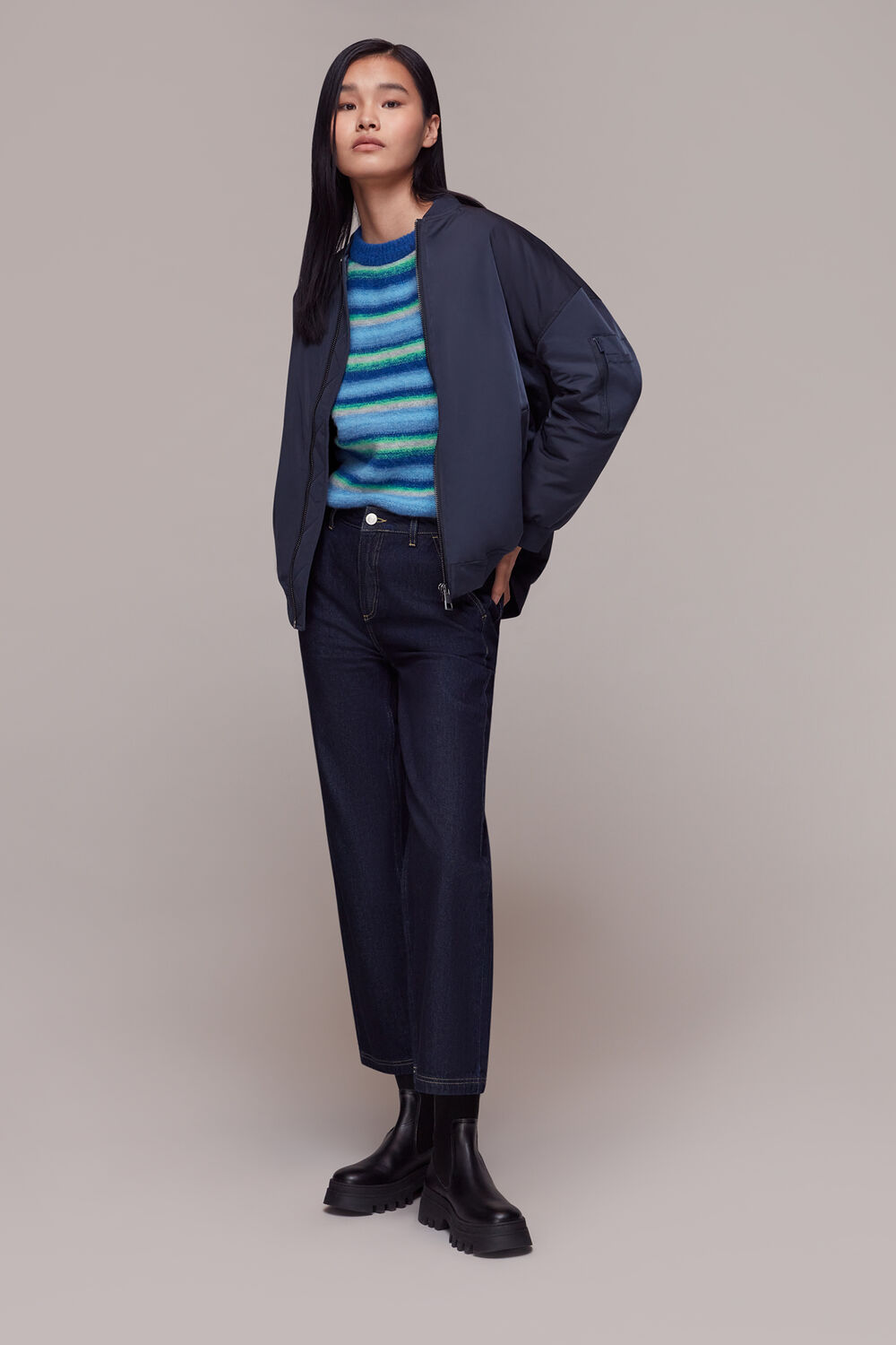 Variated Stripe Sweater